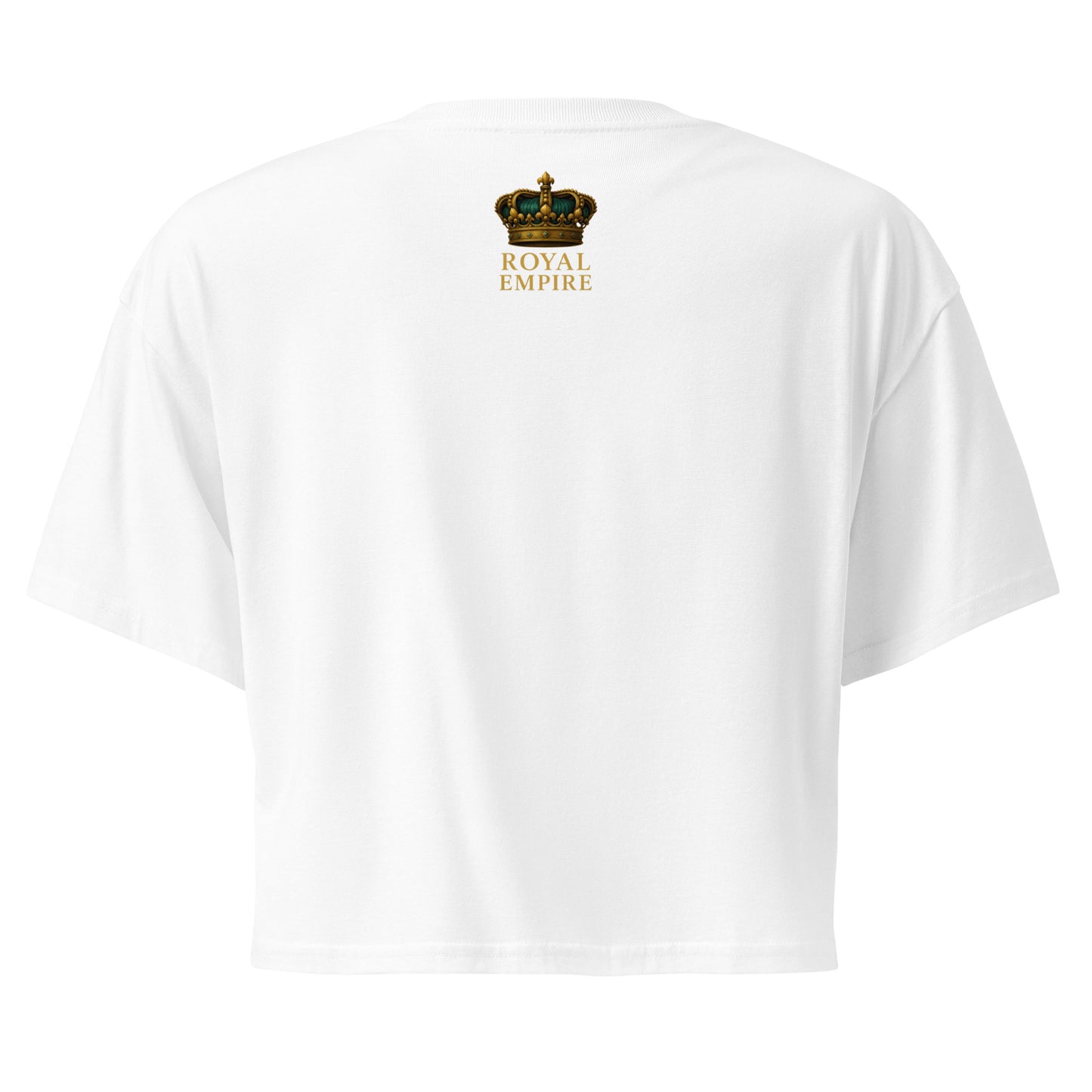 Focus On Yourself Queen Crop Tee | Royal Empire