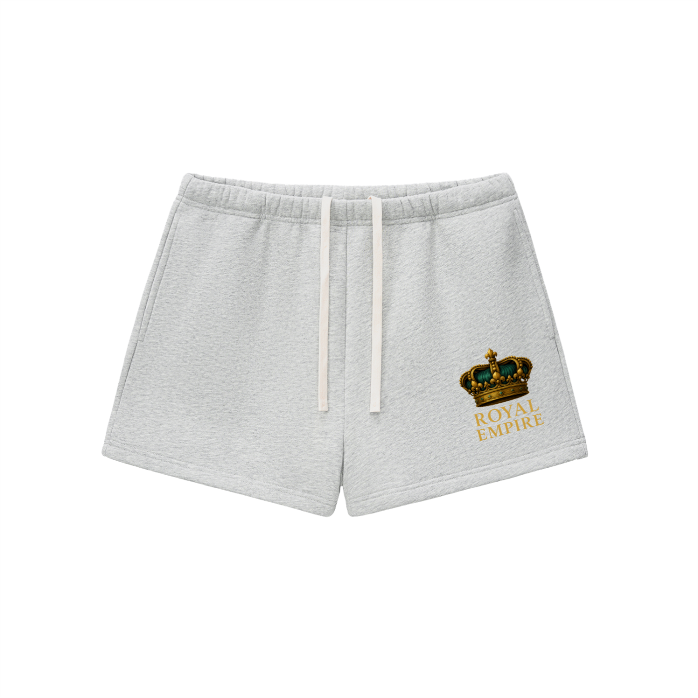 Respect The Crown Queen Shorts | Dark Teal Crown