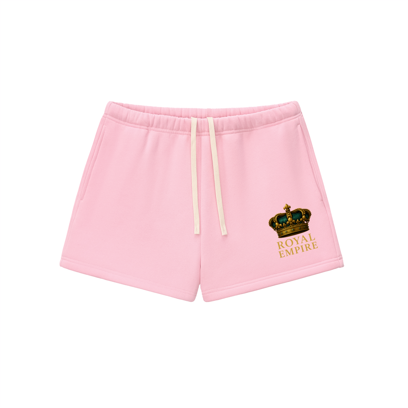 Respect The Crown Queen Shorts | Dark Teal Crown