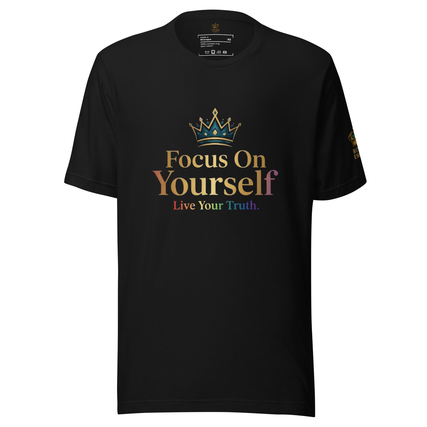 Focus On Yourself Pride Tee – Live Your Truth