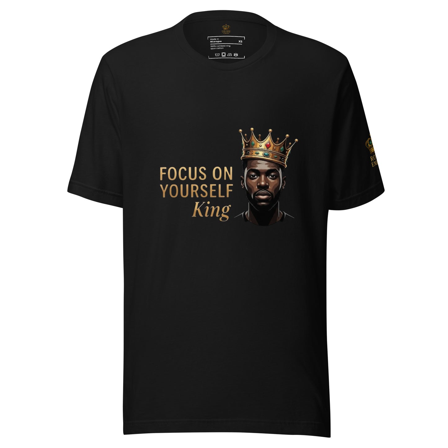 Focus On Yourself King Graphic Tee – Portrait