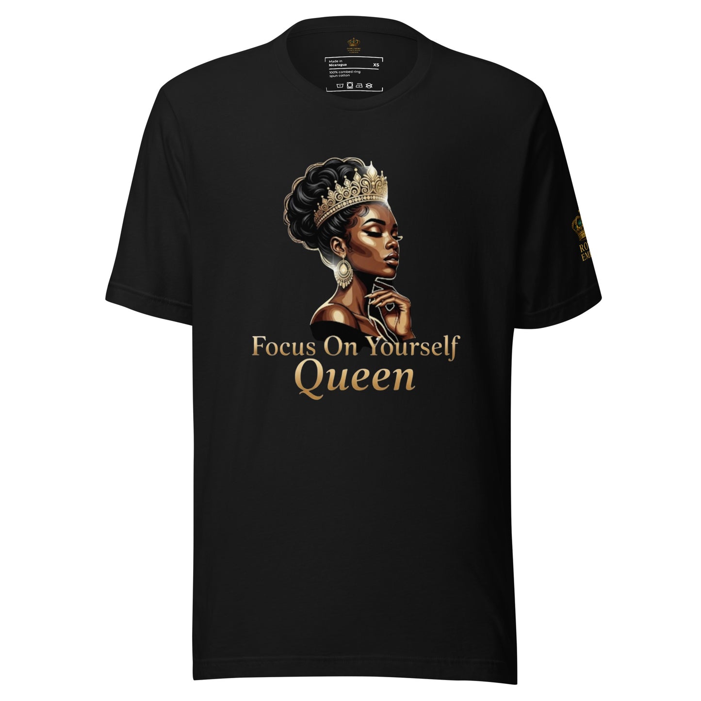 Focus On Yourself Queen Graphic Tee – Portrait