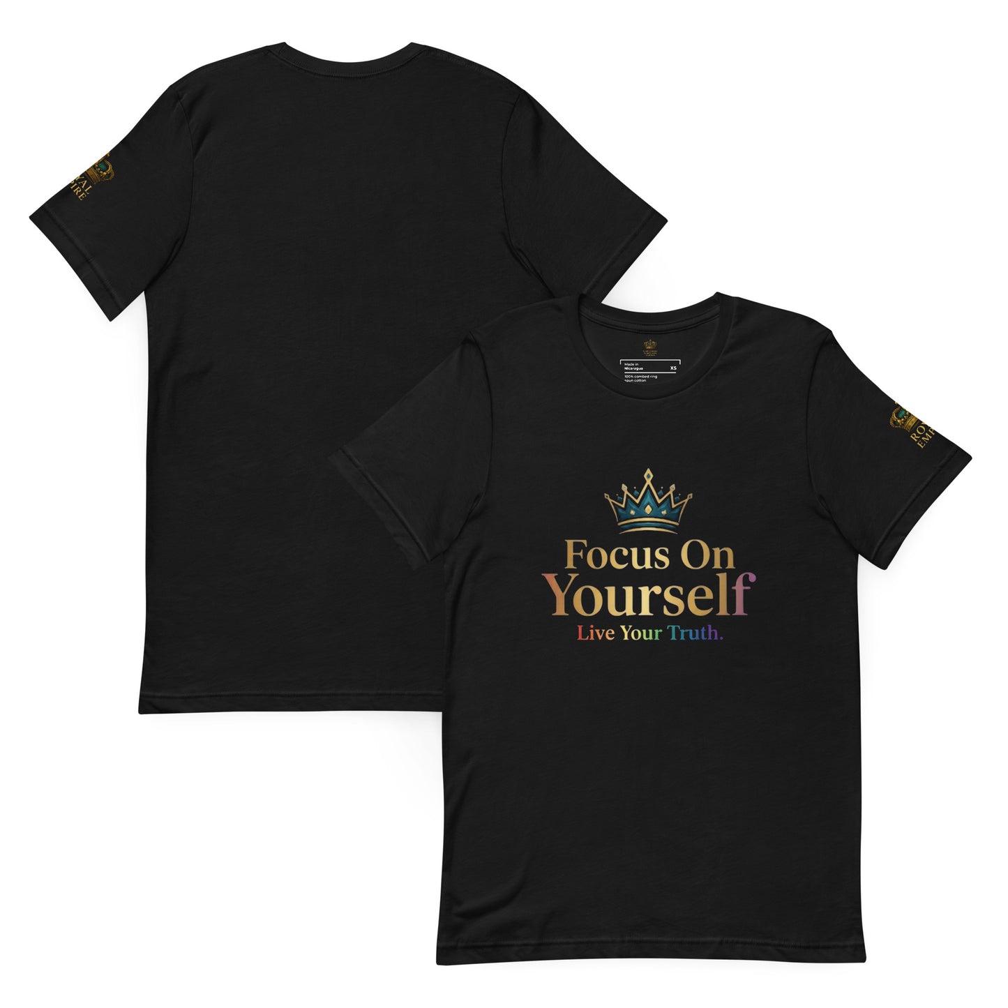 Focus On Yourself Pride Tee – Live Your Truth
