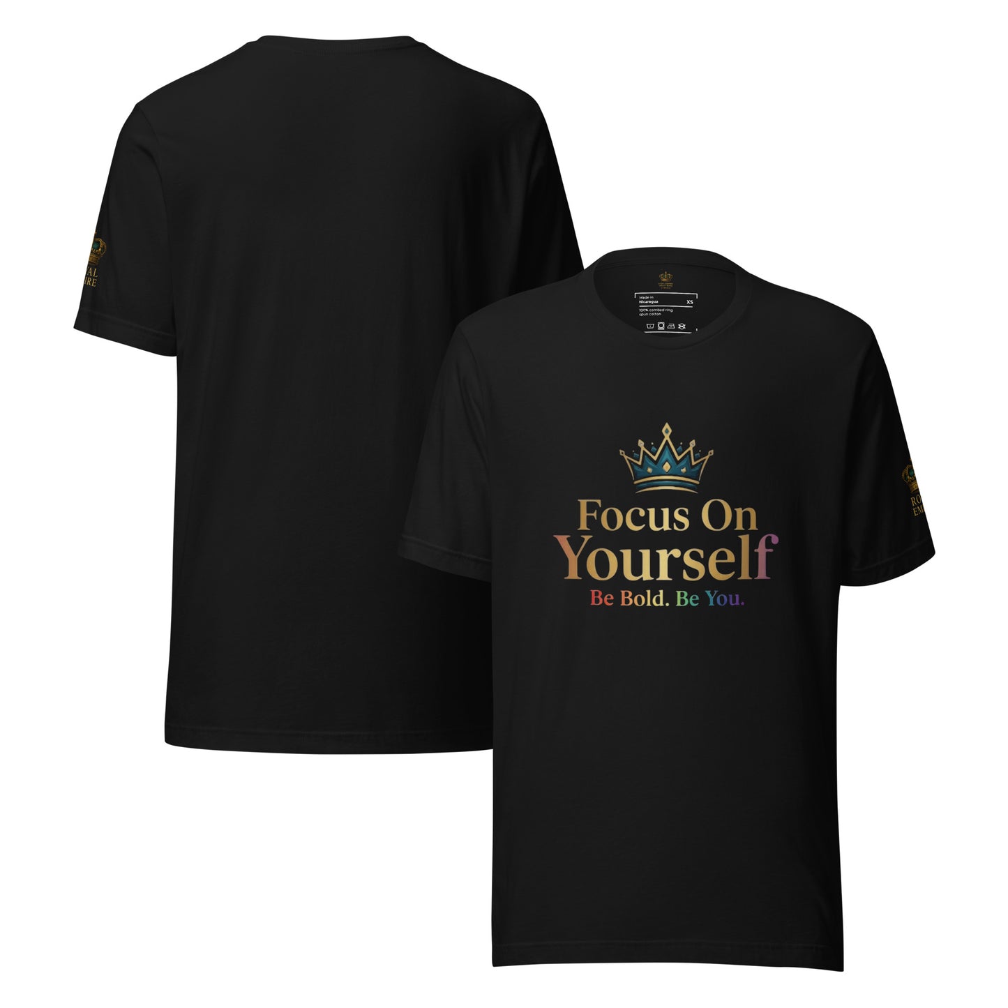 Focus On Yourself Pride Tee – Be Bold. Be You.