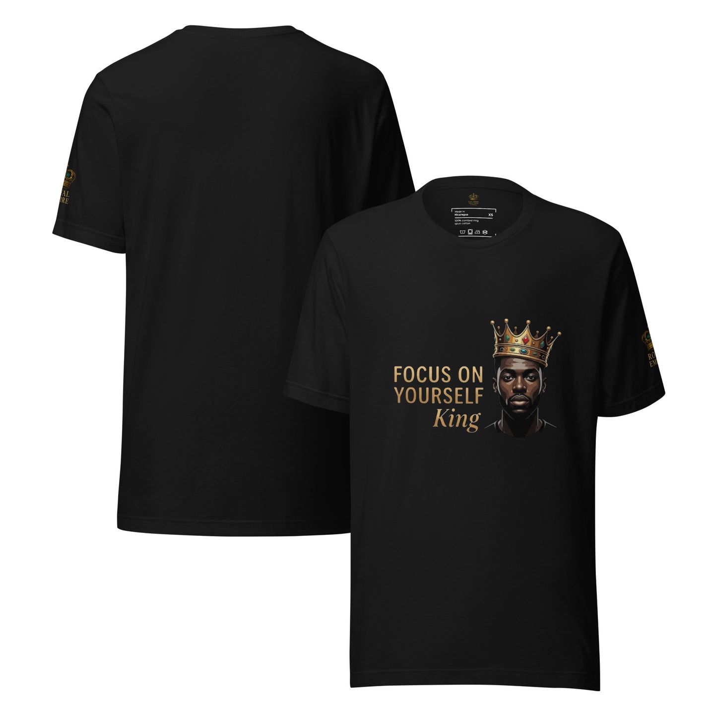 Focus On Yourself King Graphic Tee – Portrait