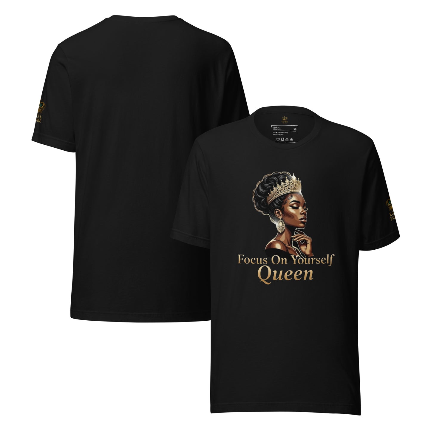 Focus On Yourself Queen Graphic Tee – Portrait