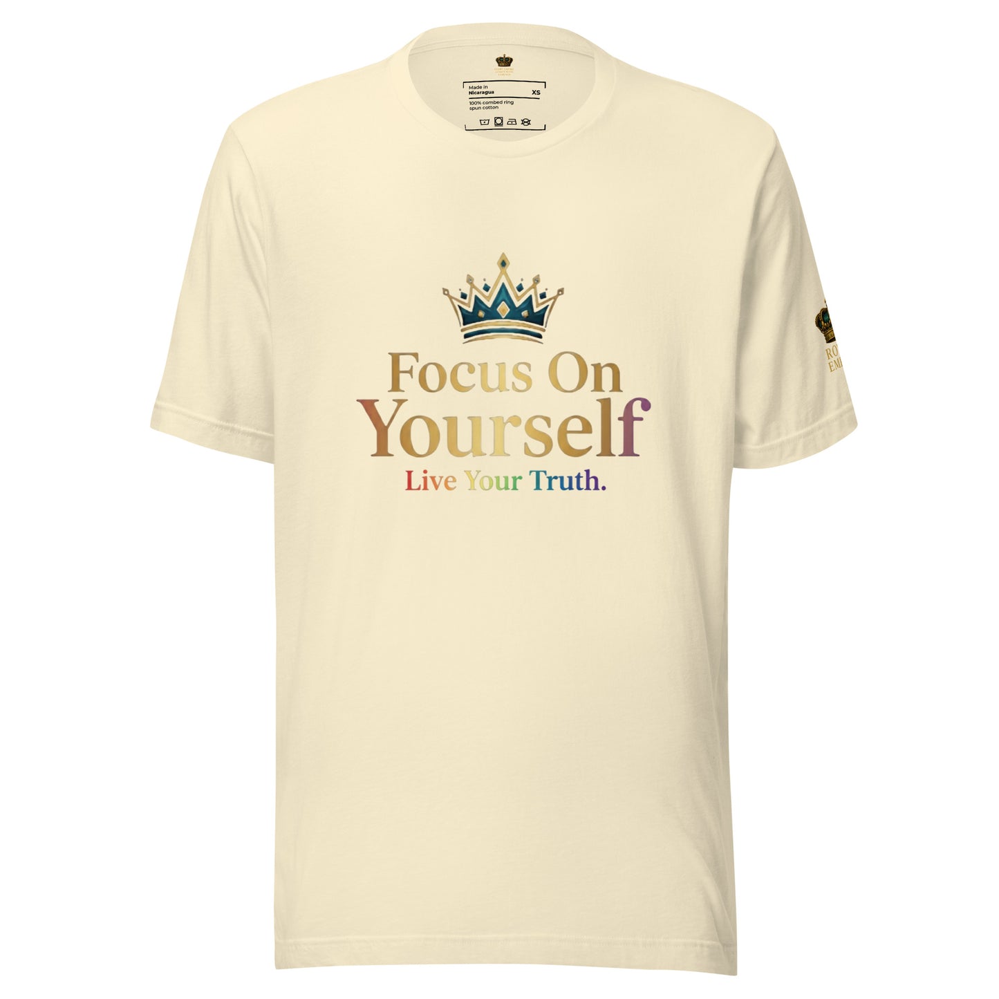 Focus On Yourself Pride Tee – Live Your Truth