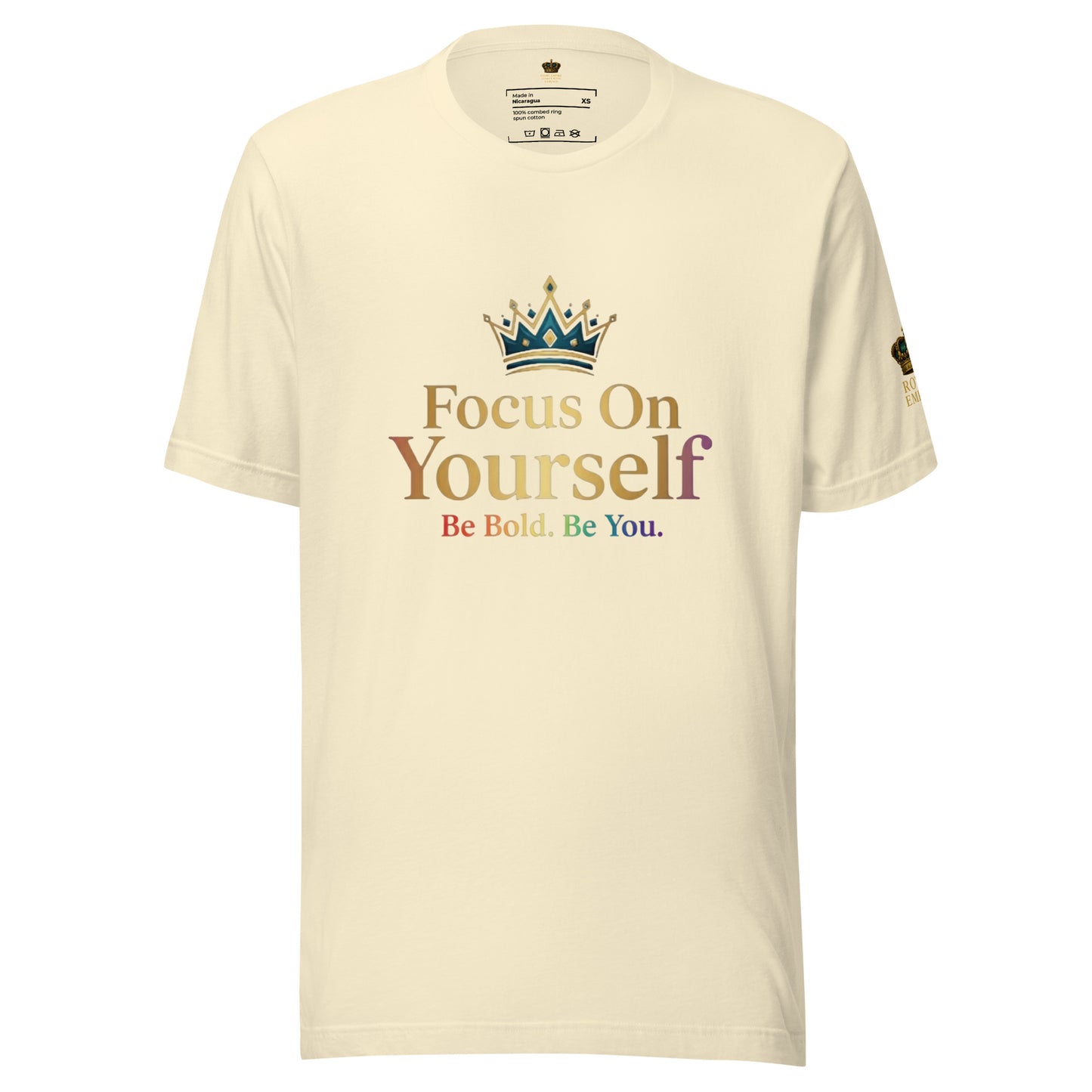 Focus On Yourself Pride Tee – Be Bold. Be You.