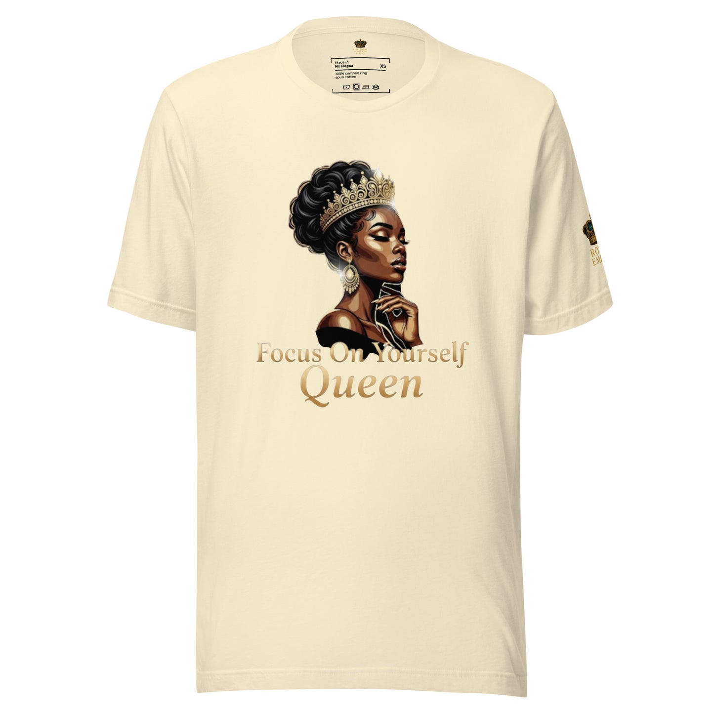 Focus On Yourself Queen Graphic Tee – Portrait
