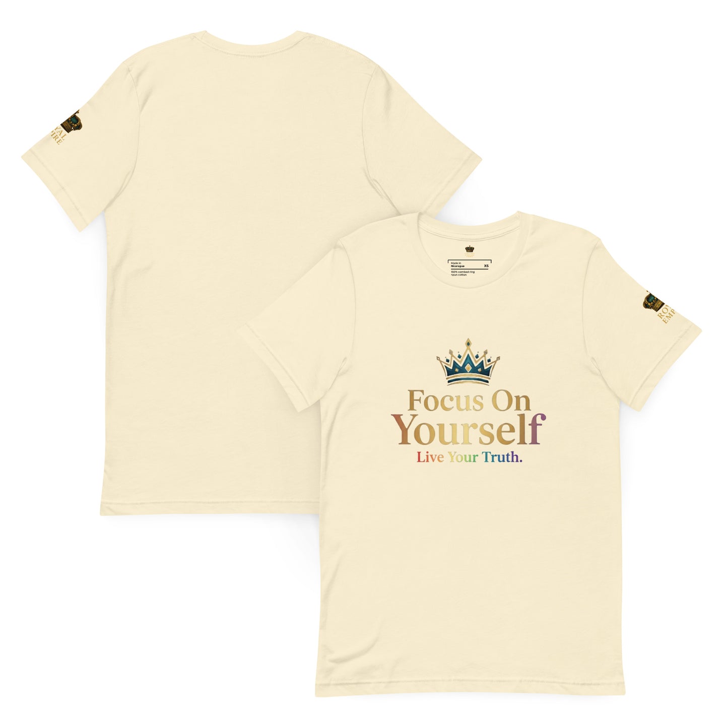 Focus On Yourself Pride Tee – Live Your Truth
