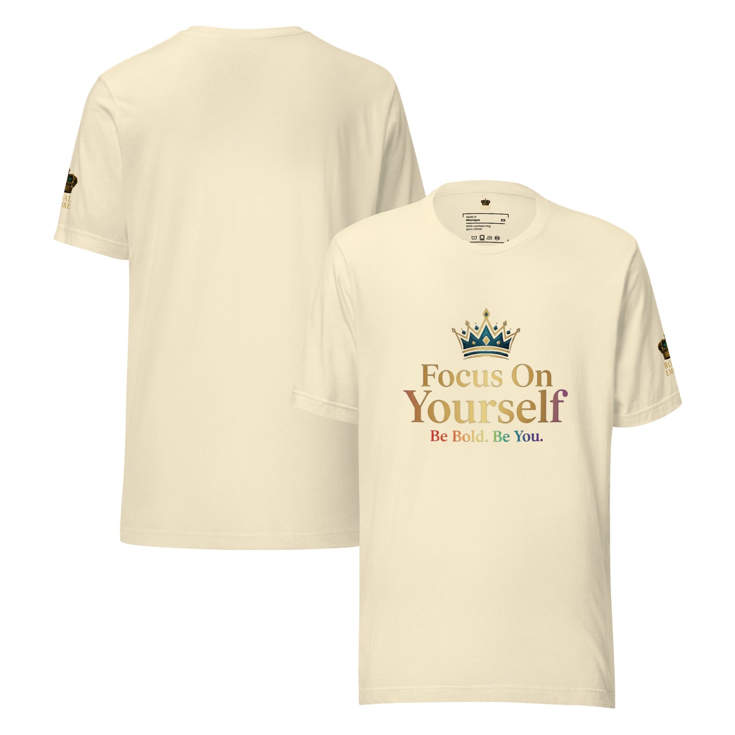 Focus On Yourself Pride Tee – Be Bold. Be You.