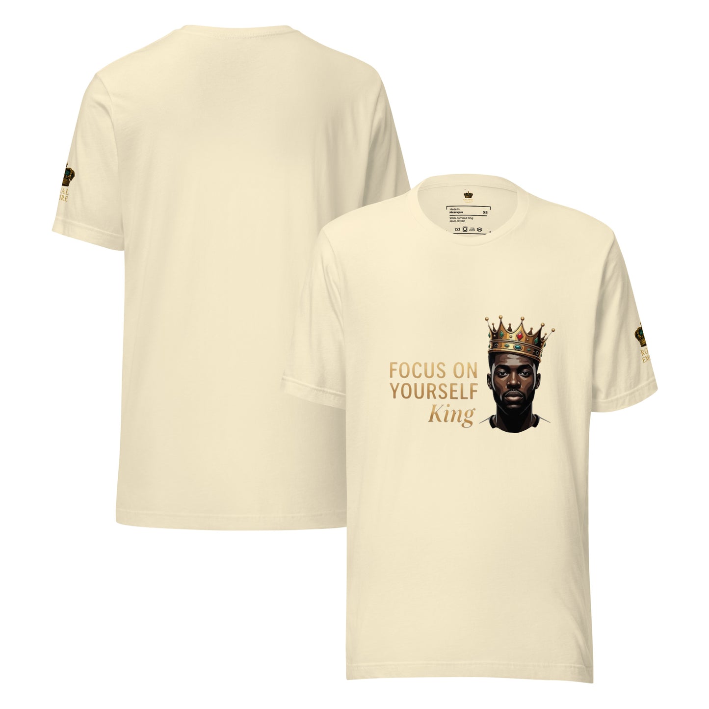 Focus On Yourself King Graphic Tee – Portrait
