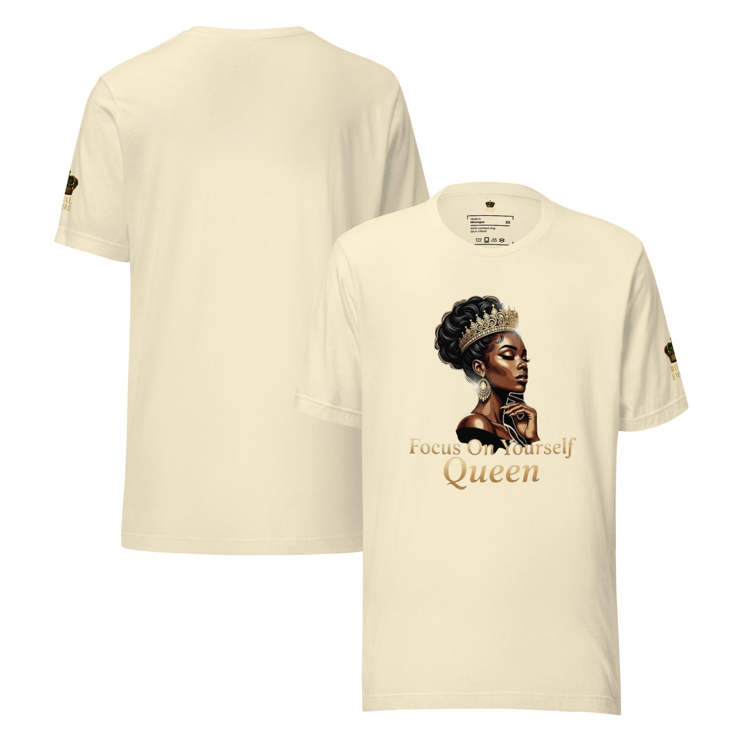Focus On Yourself Queen Graphic Tee – Portrait