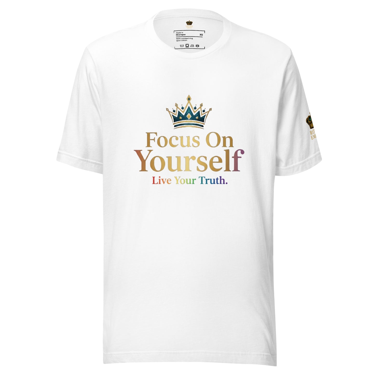 Focus On Yourself Pride Tee – Live Your Truth