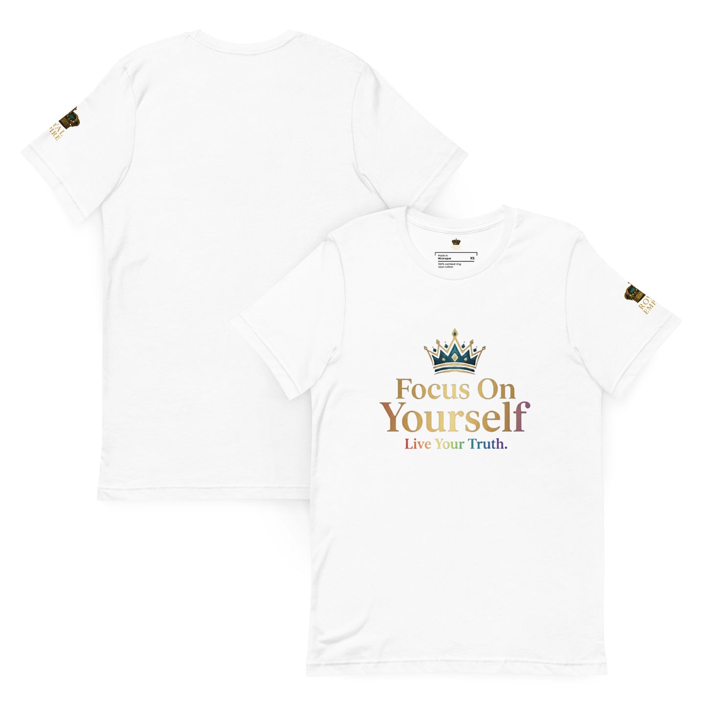 Focus On Yourself Pride Tee – Live Your Truth
