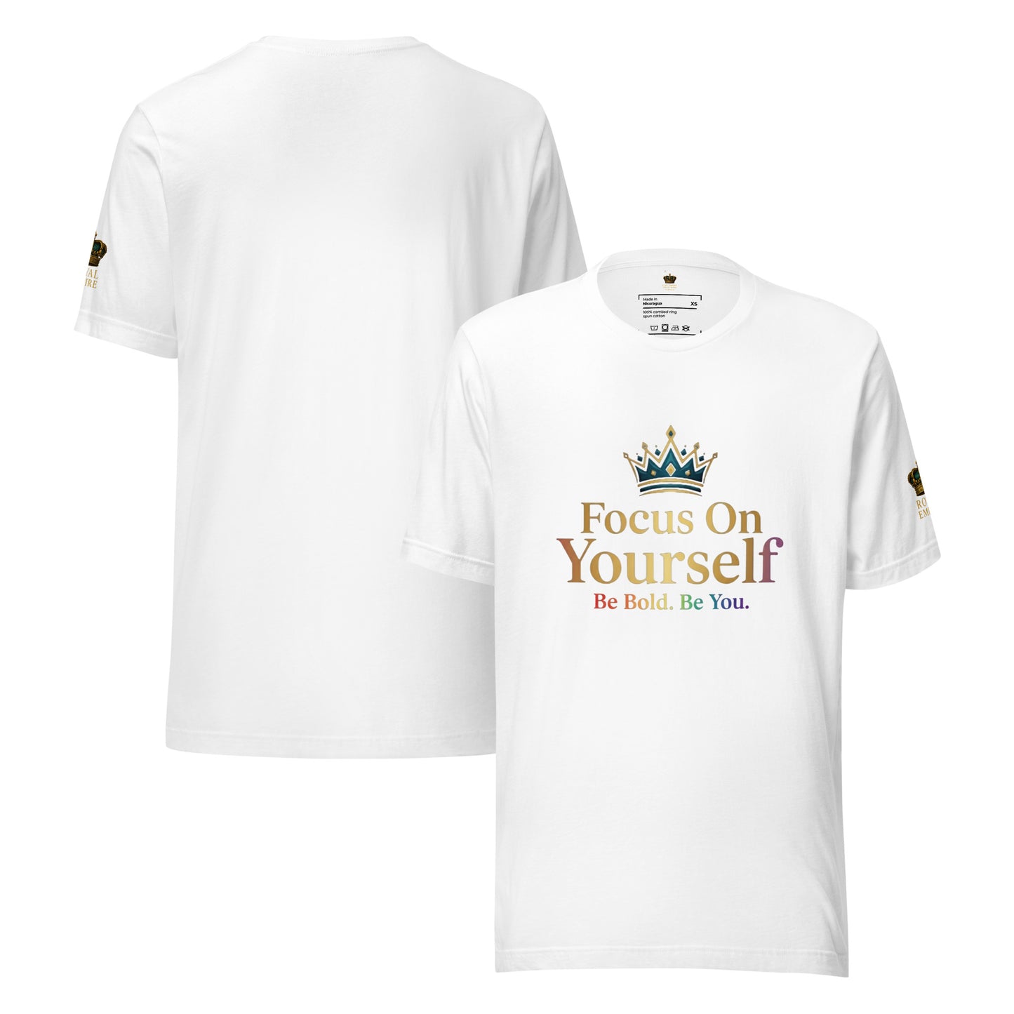 Focus On Yourself Pride Tee – Be Bold. Be You.