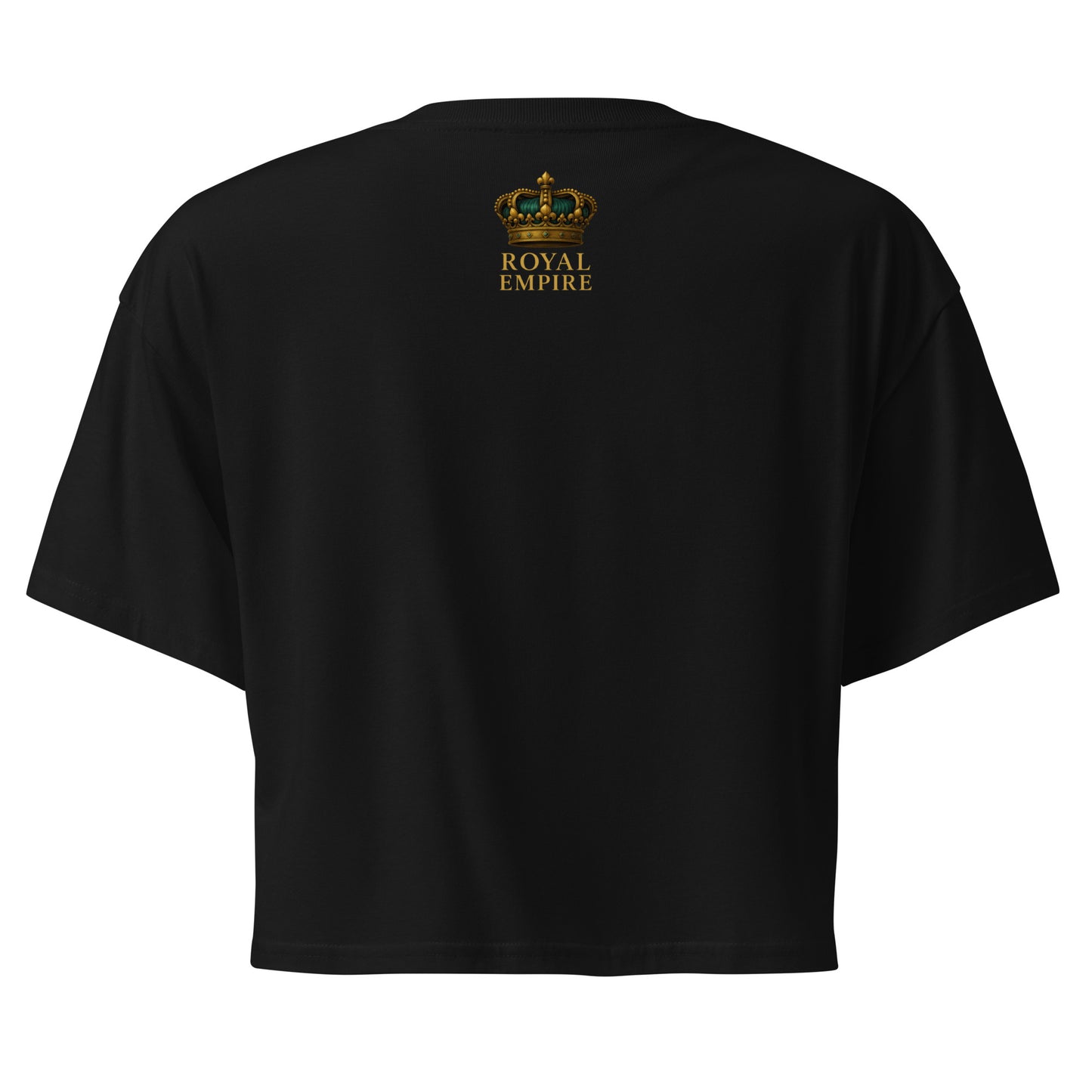 Focus On Yourself Queen Crop Tee | Royal Empire