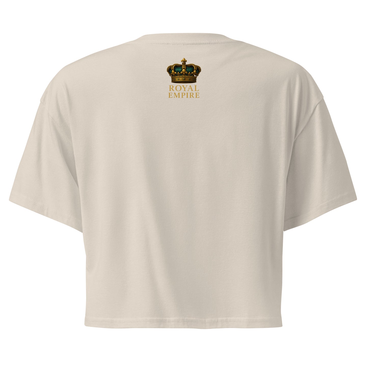Focus On Yourself Queen Crop Tee | Royal Empire